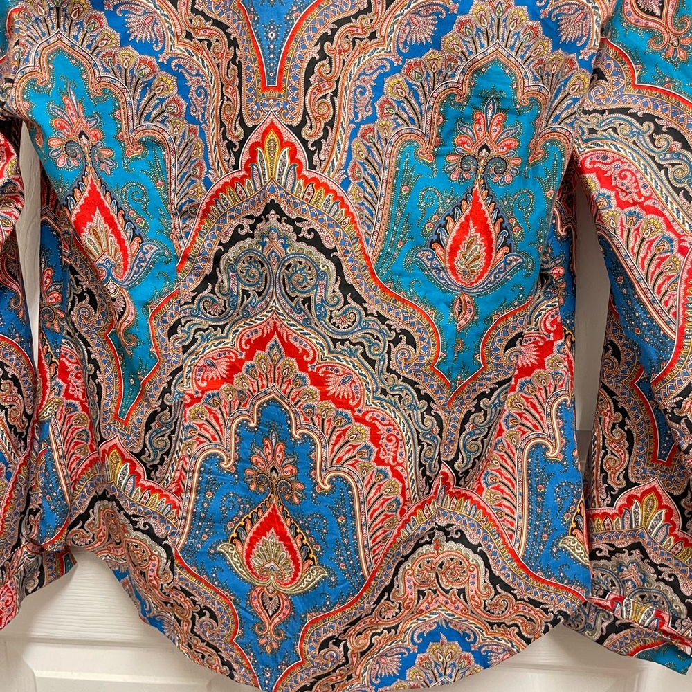 J. Crew Pattern Button Down - image 7